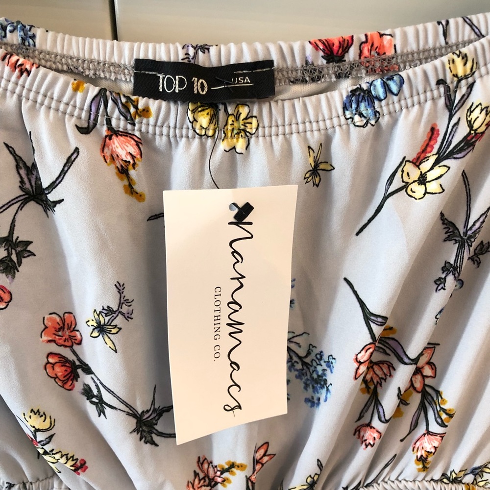 NWT NanaMacs Top 10 Lucky One Romper Size Medium - Picture 11 of 12